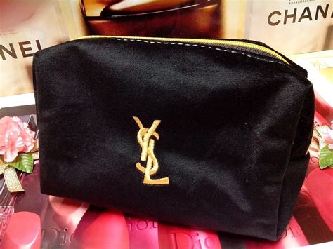 ysl mini makeup pouch|luxury black ysl pouch.